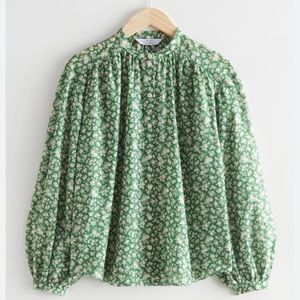 & Other Stories Floral Blouse